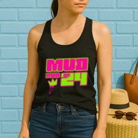 5k Mud Run 2024 Princess Muddy Pit Obstacles Mudding Team Womens Tank Top