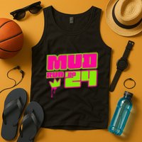 5k Mud Run 2024 Princess Muddy Pit Obstacles Mudding Team Tank Top