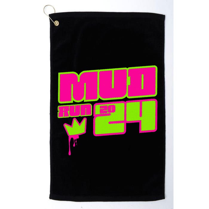 5k Mud Run 2024 Princess Muddy Pit Obstacles Mudding Team Golf Towel