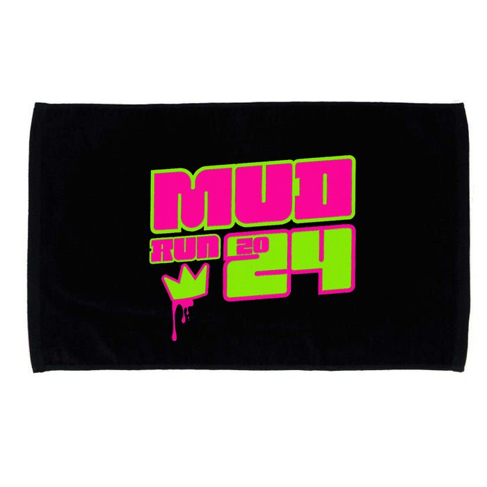5k Mud Run 2024 Princess Muddy Pit Obstacles Mudding Team Microfiber Hand Towel