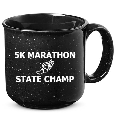 5k Marathon State Champ 15oz Campfire Ceramic Mug