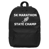 5k Marathon State Champ 16 in Basic Backpack