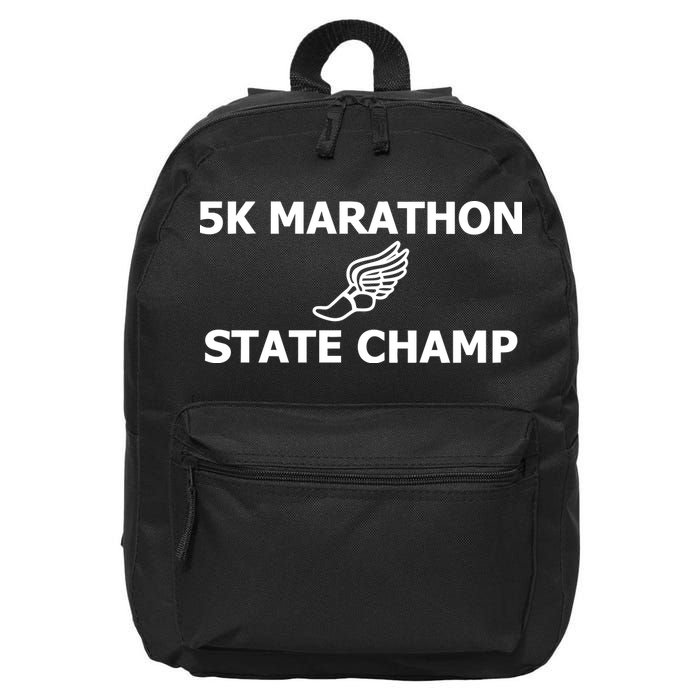 5k Marathon State Champ 16 in Basic Backpack