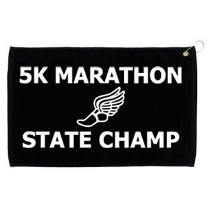 5k Marathon State Champ Grommeted Golf Towel