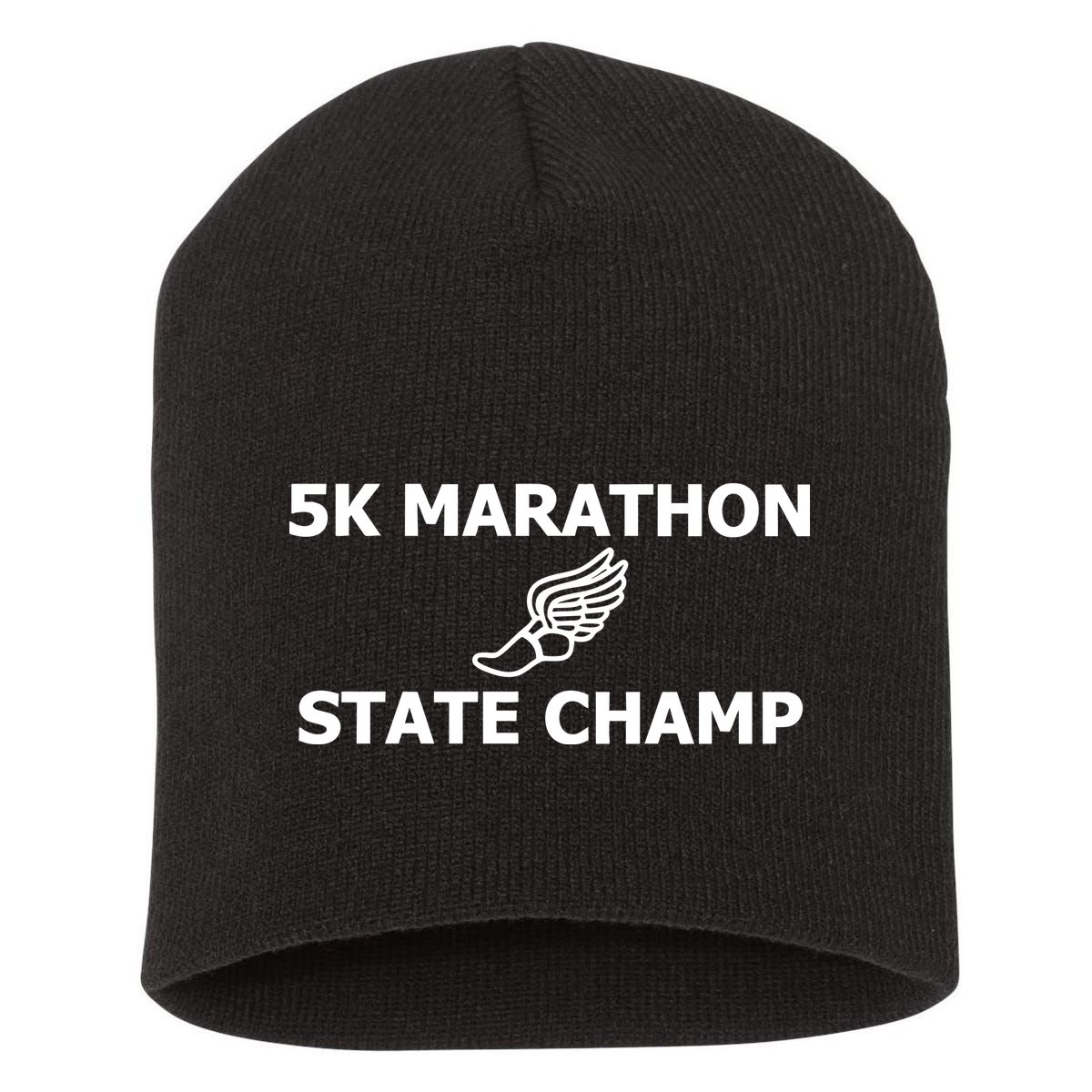 5k Marathon State Champ Short Acrylic Beanie