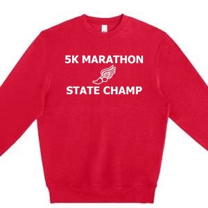 5k Marathon State Champ Premium Crewneck Sweatshirt