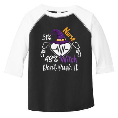 51 Nurse 49 Witch Nursing Funny Nurses Halloween Costume Toddler Fine Jersey T-Shirt