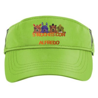 5 Noches Con Alfredo Funny Meme Adult Drive Performance Visor