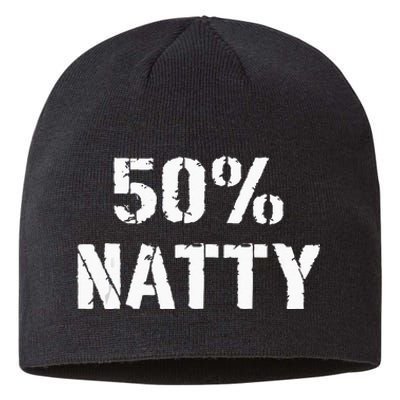 50 Natty Funny Weight Lifting Steroid Joke Sustainable Beanie