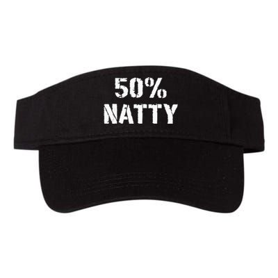 50 Natty Funny Weight Lifting Steroid Joke Valucap Bio-Washed Visor