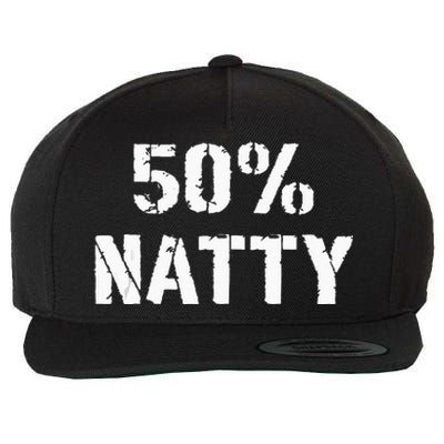 50 Natty Funny Weight Lifting Steroid Joke Wool Snapback Cap