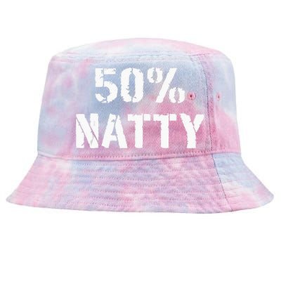 50 Natty Funny Weight Lifting Steroid Joke Tie-Dyed Bucket Hat