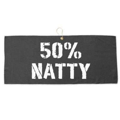 50 Natty Funny Weight Lifting Steroid Joke Large Microfiber Waffle Golf Towel