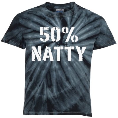 50 Natty Funny Weight Lifting Steroid Joke Kids Tie-Dye T-Shirt