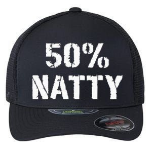 50 Natty Funny Weight Lifting Steroid Joke Flexfit Unipanel Trucker Cap