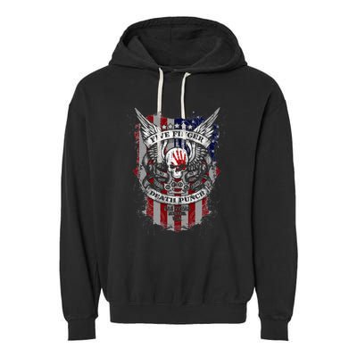 5fdp No Regrets Stars & Stripes American Flag Garment-Dyed Fleece Hoodie