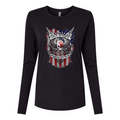 5fdp No Regrets Stars & Stripes American Flag Womens Cotton Relaxed Long Sleeve T-Shirt