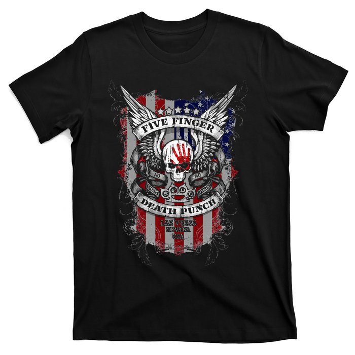 5fdp No Regrets Stars & Stripes American Flag T-Shirt