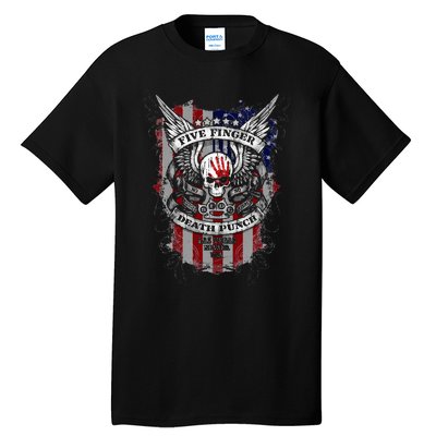 5fdp No Regrets Stars & Stripes American Flag Tall T-Shirt