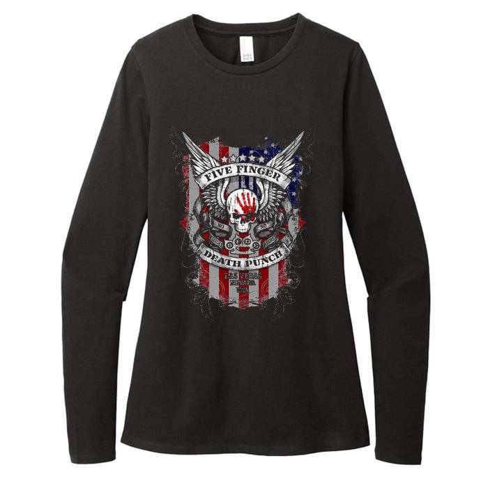 5fdp No Regrets Stars & Stripes American Flag Womens CVC Long Sleeve Shirt