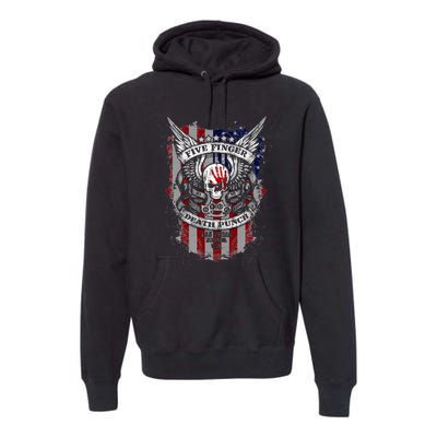 5fdp No Regrets Stars & Stripes American Flag Premium Hoodie