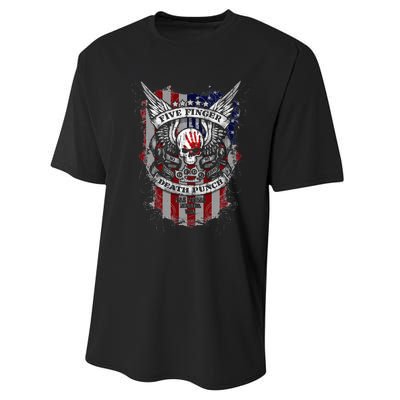 5fdp No Regrets Stars & Stripes American Flag Performance Sprint T-Shirt