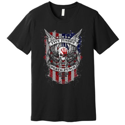 5fdp No Regrets Stars & Stripes American Flag Premium T-Shirt