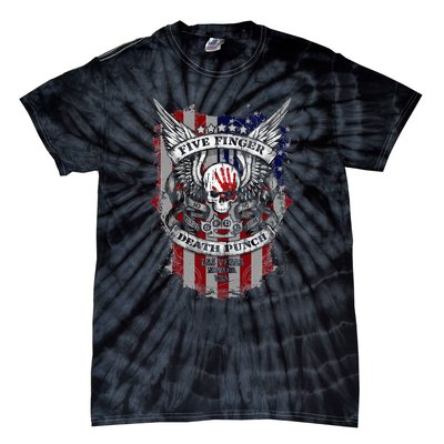 5fdp No Regrets Stars & Stripes American Flag Tie-Dye T-Shirt