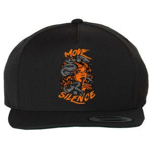 5 Olive Army Solar Orange Black Retro Match Mis Wool Snapback Cap