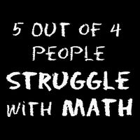 5 Out Of 4 People Struggle With Math Funny Backpack