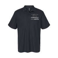 5 Out Of 4 People Struggle With Math Funny Softstyle Adult Sport Polo