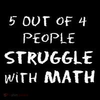 5 Out Of 4 People Struggle With Math Funny Zip Tote Bag