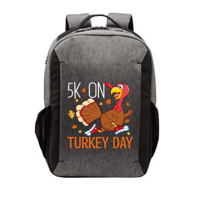 5k On Turkey Day Race Thanksgiving Vector Backpack