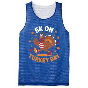 5k On Turkey Day Race Thanksgiving Funny Turkey Trot Runner Gift Mesh Reversible Basketball Jersey Tank