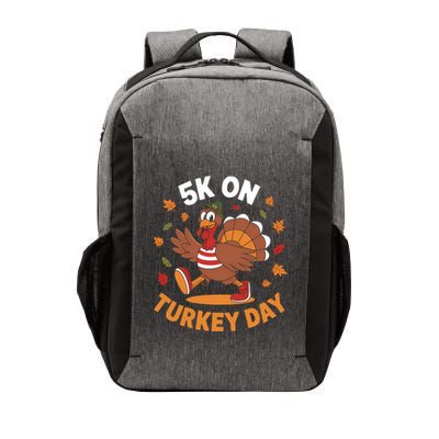 5k On Turkey Day Race Thanksgiving Funny Turkey Trot Runner Gift Vector Backpack