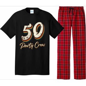 50 Party Crew 50th Birthday Pajama Set