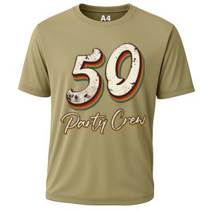 50 Party Crew 50th Birthday Cooling Performance Crew T-Shirt