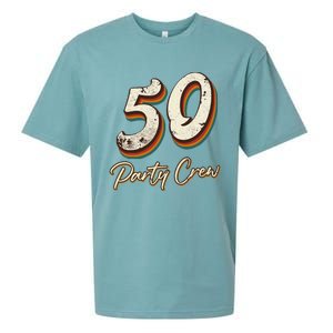 50 Party Crew 50th Birthday Sueded Cloud Jersey T-Shirt