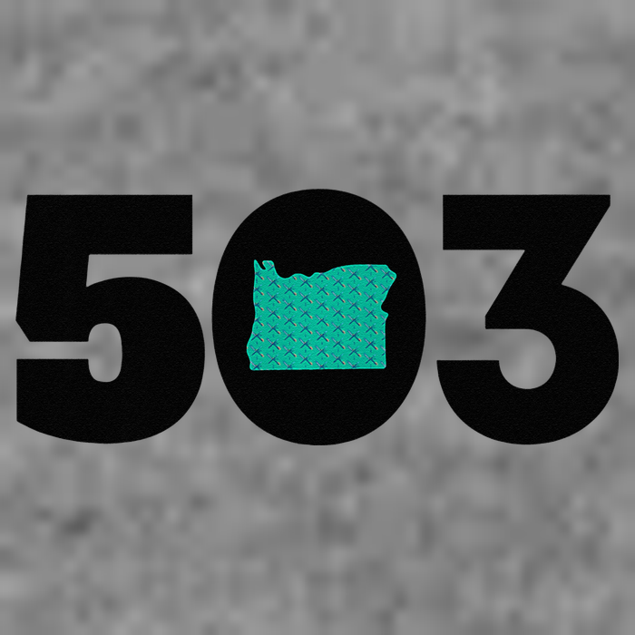 503 PDX Carpet Oregon Outline Premium Sustainable Beanie