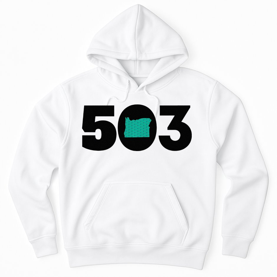 503 PDX Carpet Oregon Outline Premium Hoodie