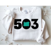 503 PDX Carpet Oregon Outline Premium Sweatshirt