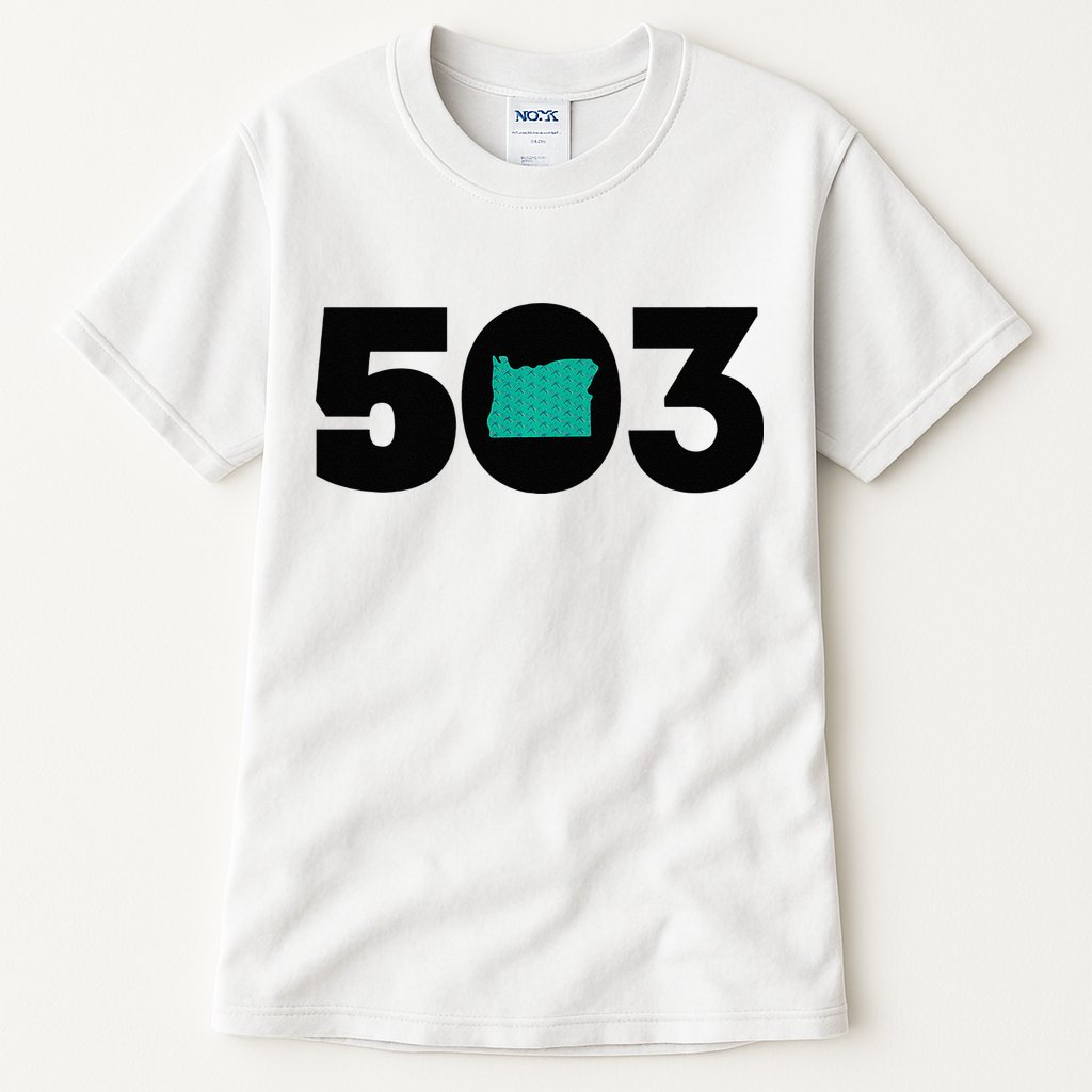 503 PDX Carpet Oregon Outline Premium Tall T-Shirt