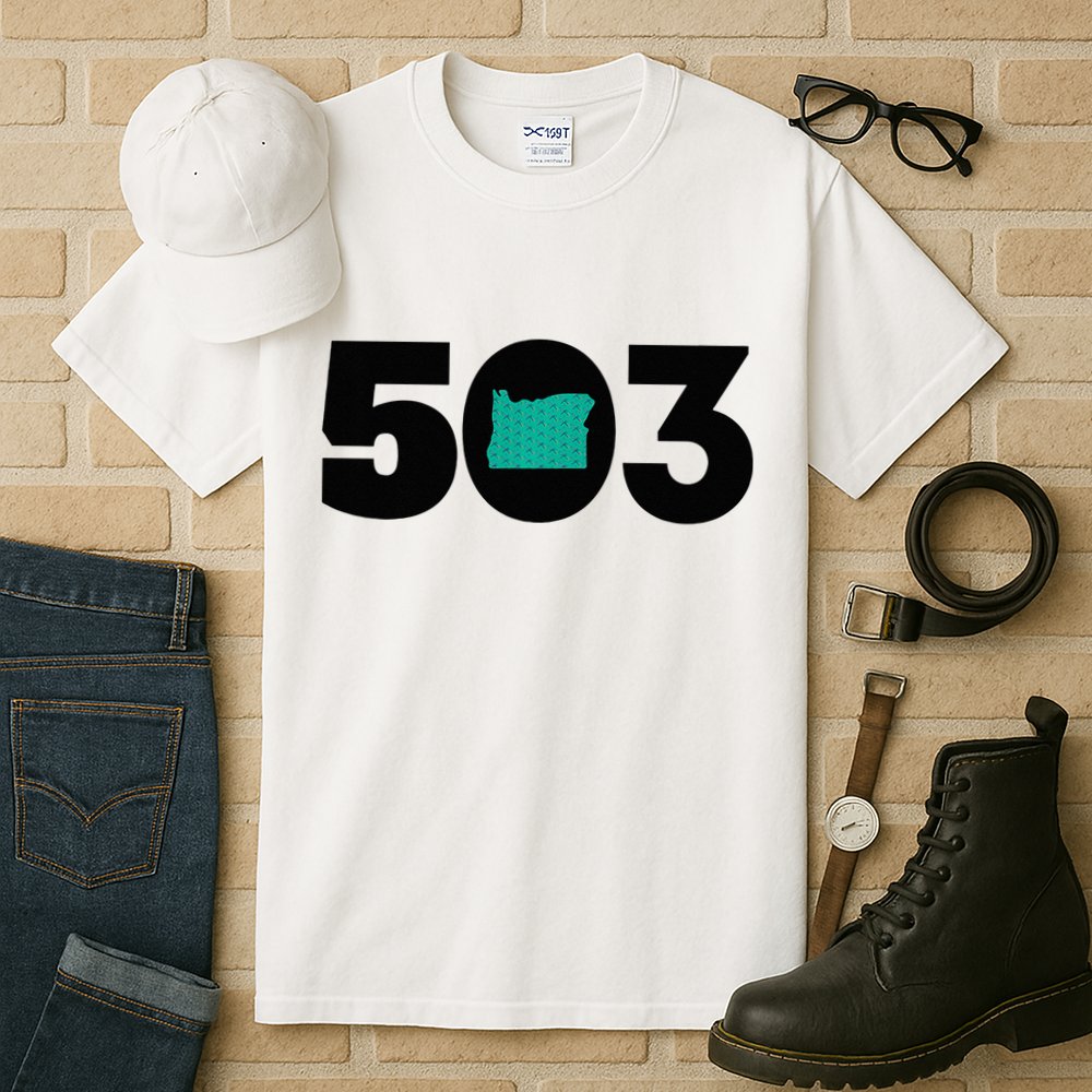 503 PDX Carpet Oregon Outline Premium Tall T-Shirt