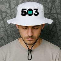 503 PDX Carpet Oregon Outline Premium Bucket Hat