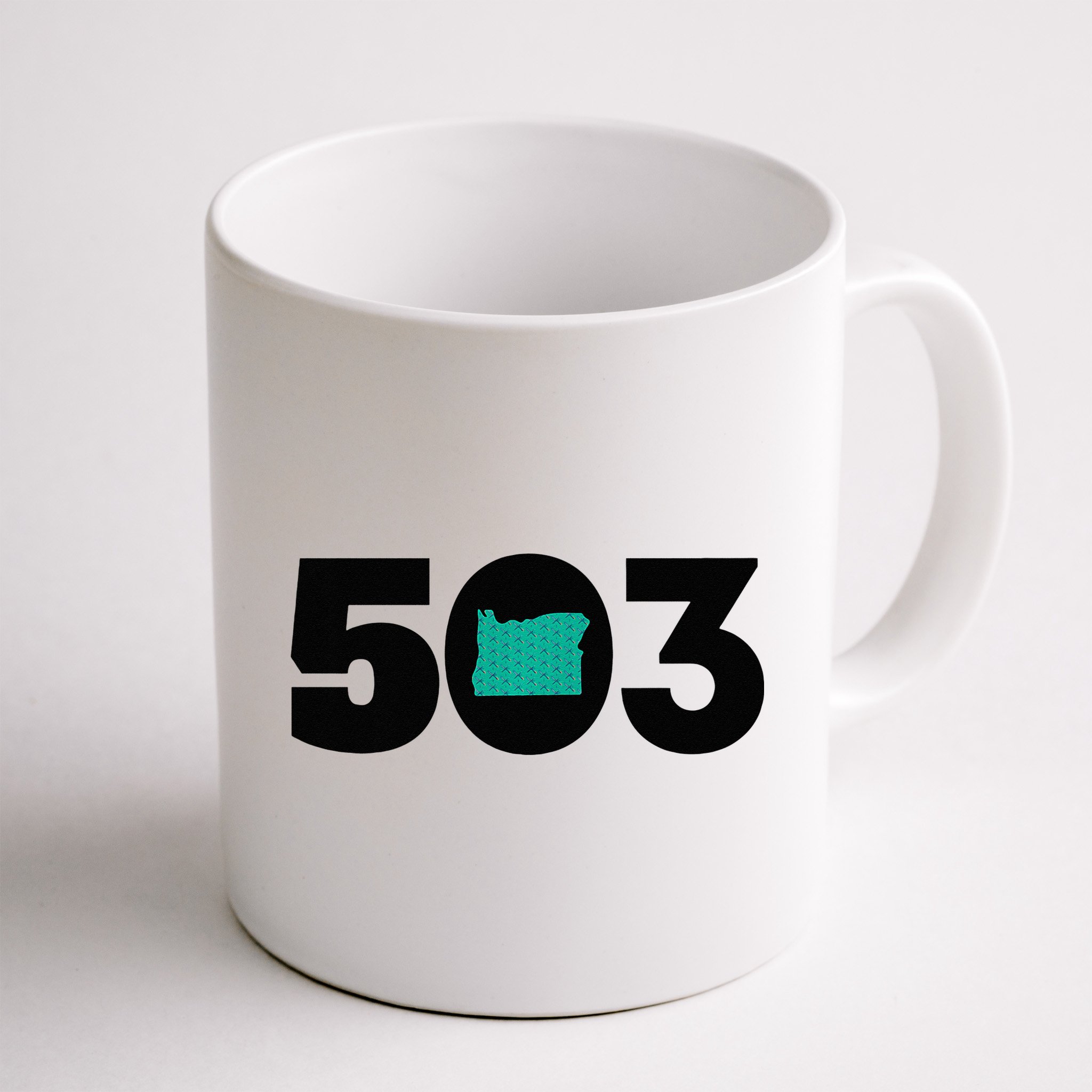 503 PDX Carpet Oregon Outline Premium Mug