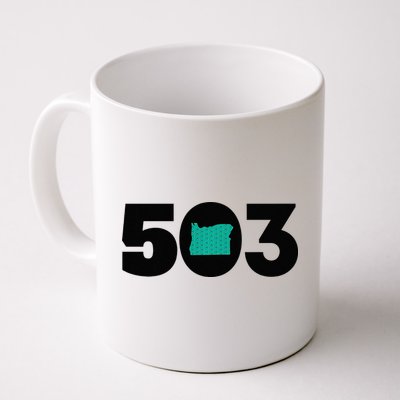 503 PDX Carpet Oregon Outline Premium Mug