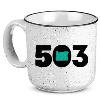 503 PDX Carpet Oregon Outline Premium 15oz Campfire Ceramic Mug