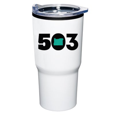 503 PDX Carpet Oregon Outline Premium Tumbler