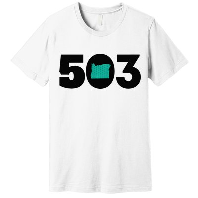 503 PDX Carpet Oregon Outline Premium Premium T-Shirt