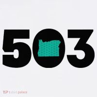 503 PDX Carpet Oregon Outline Premium Premium T-Shirt